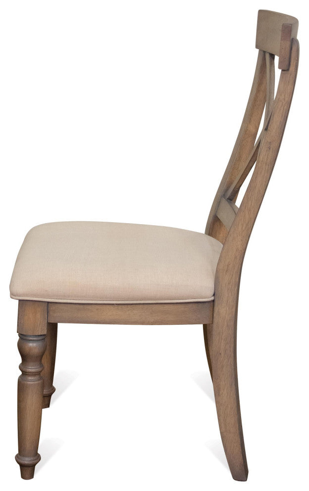 Riverside Furniture Aberdeen X-back Side Chair, Set of 2