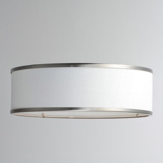 Maxim 10231WL Prime 16" LED Flush Mount Drum Ceiling Fixture - Satin Nickel