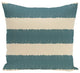 Twisted Stripe Stripe Print Pillow, Aqua, 20"x20"