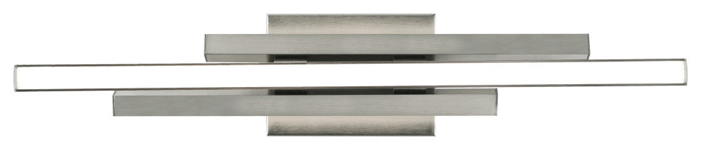 Indra 24" LED Vanity, Satin Nickel