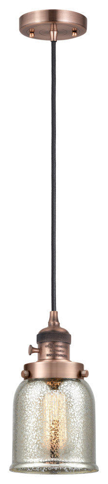INNOVATIONS 201CSW-AC-G58 1-Light Mini Pendant Antique Copper