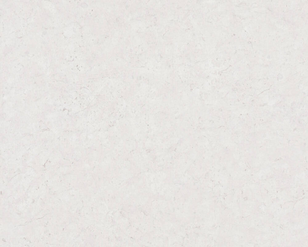 Modern Plains Textured Wallpaper, Concrete Walls, Gray White, 1 Roll