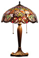 CHLOE Lighting CH8T203PV16-TL2 ELENA Tiffany-Style 2-Light Victorian Table Lamp