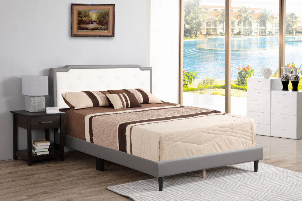 Starlight All in One Bed, Gray/White, Full