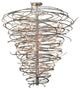 73" W Cyclone 36 Light Chandelier