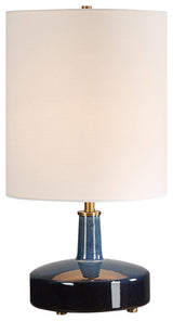 Uttermost Abyss Blue Table Lamp