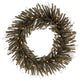 Vickerman B167725Led 24" Vienna Christmas Wreath, Warm White Led Mini Lights