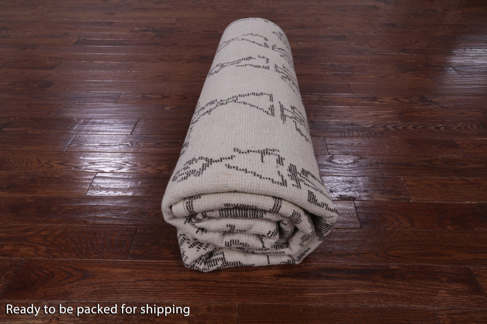 Moroccan Hand-Knotted Wool Rug 8' 1" X 9' 11" Q9286