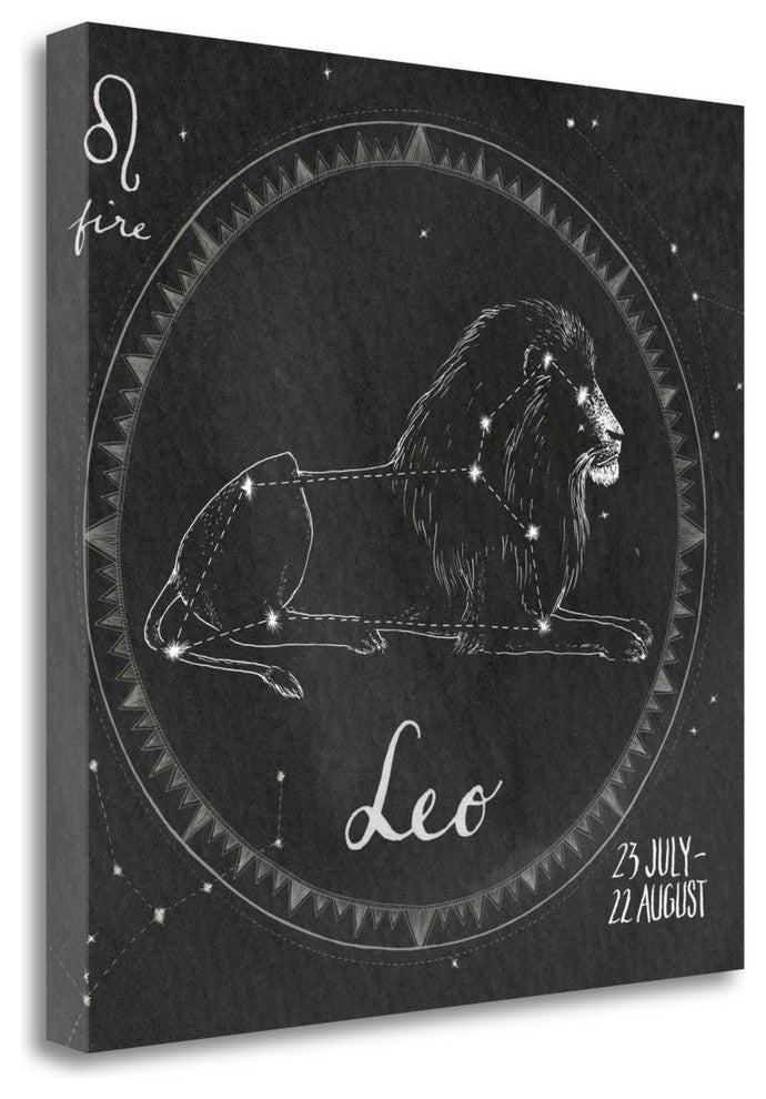 "Night Sky Leo" By Sara Zieve Miller, Giclee Print on Gallery Wrap Canvas
