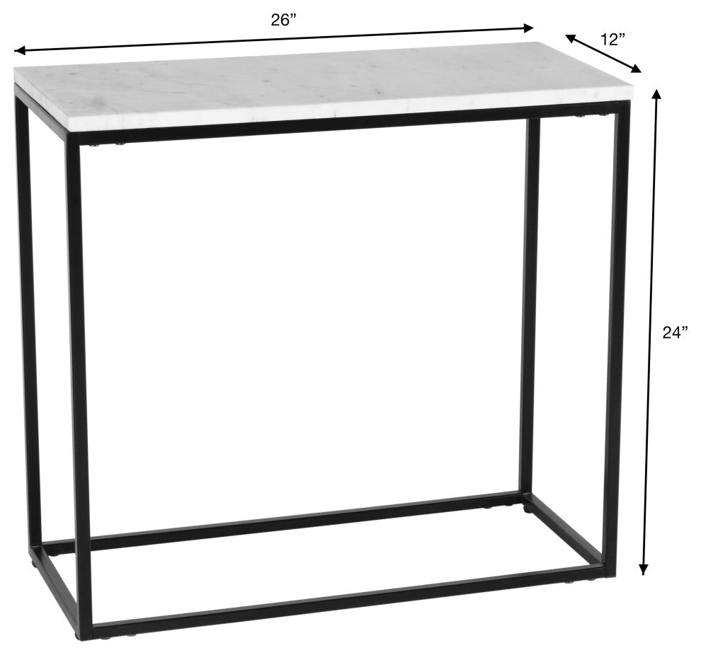 Surya Aryaa Yaa-010 End Table 24"Hx26"Wx12"D