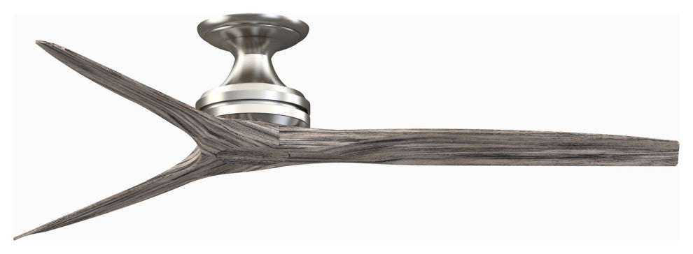 Fanimation Spitfire-KIT-60-F Spitfire 60" 3 Blade Indoor / - Brushed Nickel /
