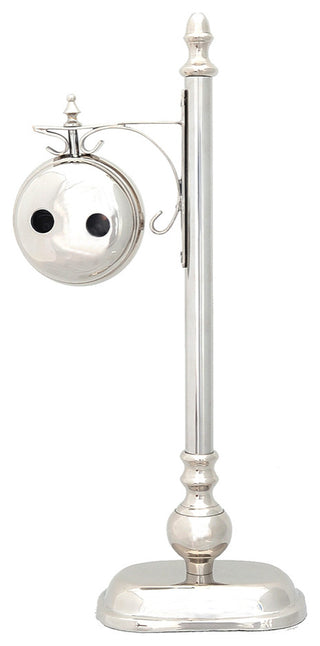 Brass/ Alum. Lamp Post Clock One Sided