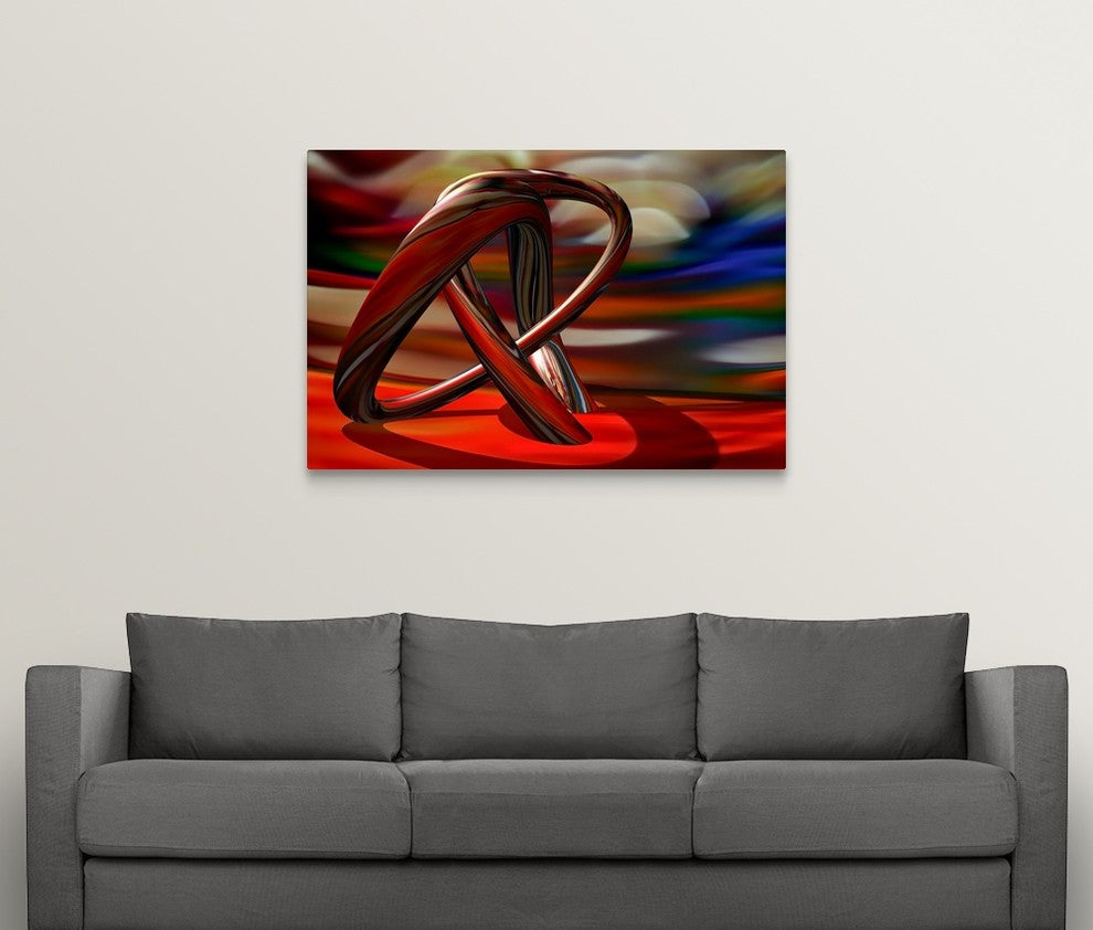 "On Mars" Wrapped Canvas Art Print, 48"x32"x1.5"