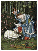 "Hind in the Wood - In the Forest" Digital Paper Print by Walter Crane, 32"x42"