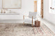 Theia THE-05 Area Rug by Loloi, Taupe/Brick, 11'6"x16'