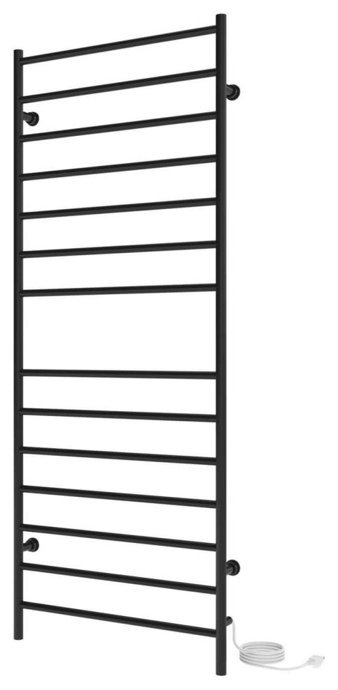 ICO Bath Linear Plug-In Electric Towel Warmer - Round Bar