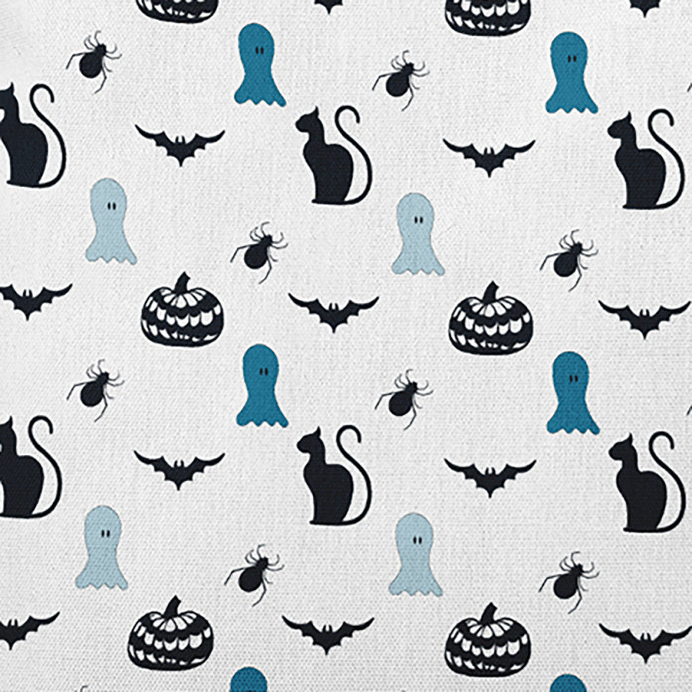 Halloween Critters Indoor/Outdoor Throw Pillow, Unreal Teal, 20"x20"