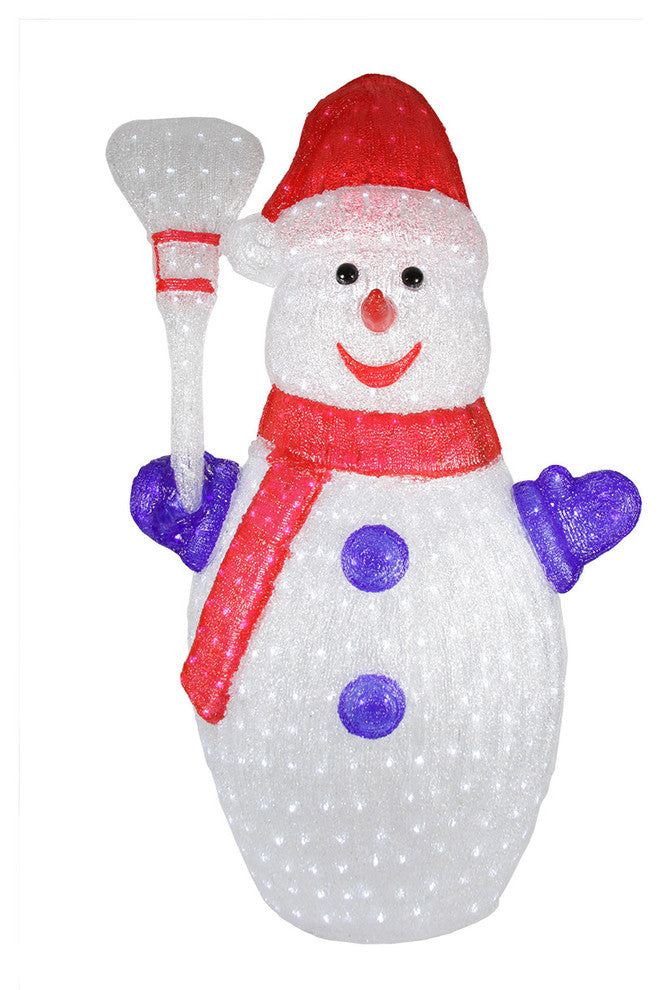 Acrylic Snowman, 600 Led