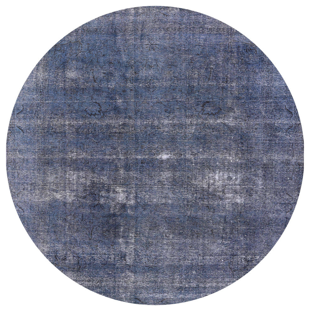 Ahgly Company Indoor Round Mid-Century Modern Area Rugs, 4' Round
