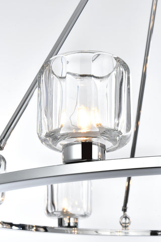 Home Living 36" Chandelier, Chrome