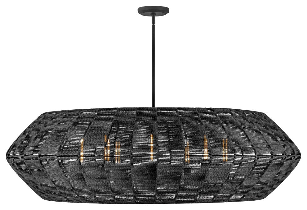 Hinkley Luca Extra Large Drum Chandelier, Black