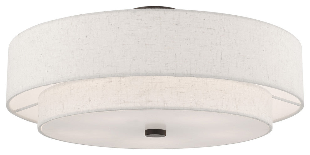 Livex Lighting English Bronze 5-Light Ceiling Mount