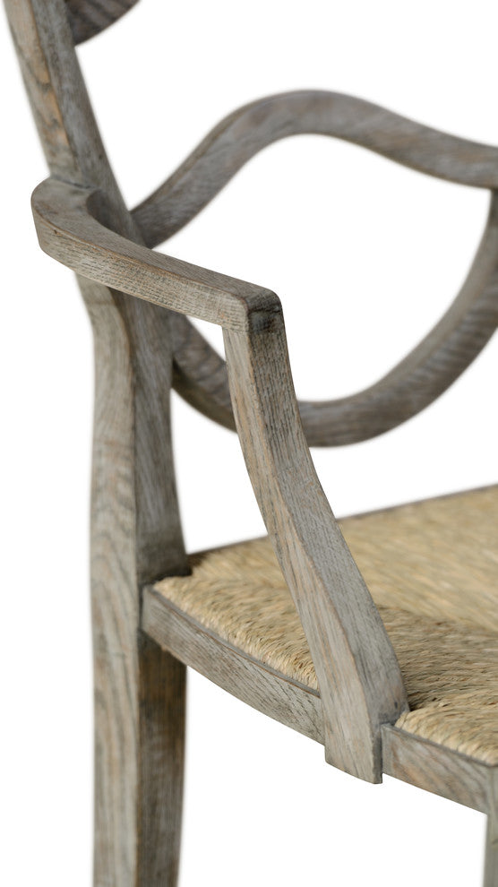 Bodiam Gray Oak Armchair