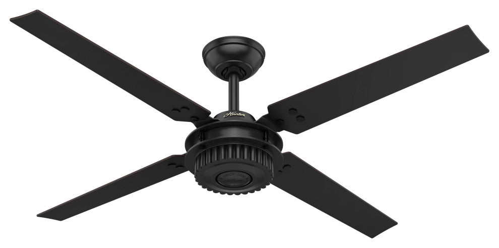 Hunter Fan Company 54" Chronicle Matte Black Ceiling Fan With Wall Control
