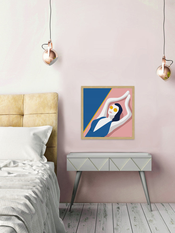 "Lovely Day" Framed Painting Print, 32"x32"