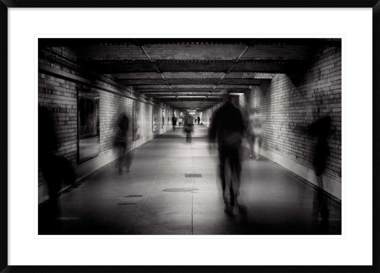 "Faceless #1" Framed Digital Print by Greg Morgan, 38x27"