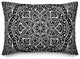 Black and White Boho Pattern 14x20 Spun Poly Pillow