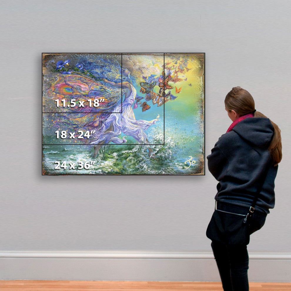 Joie De Vivre Wall and Table Top Wooden Decor, 12x9