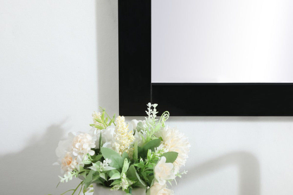 Colton Vanity Mirror, 22"x32", Black