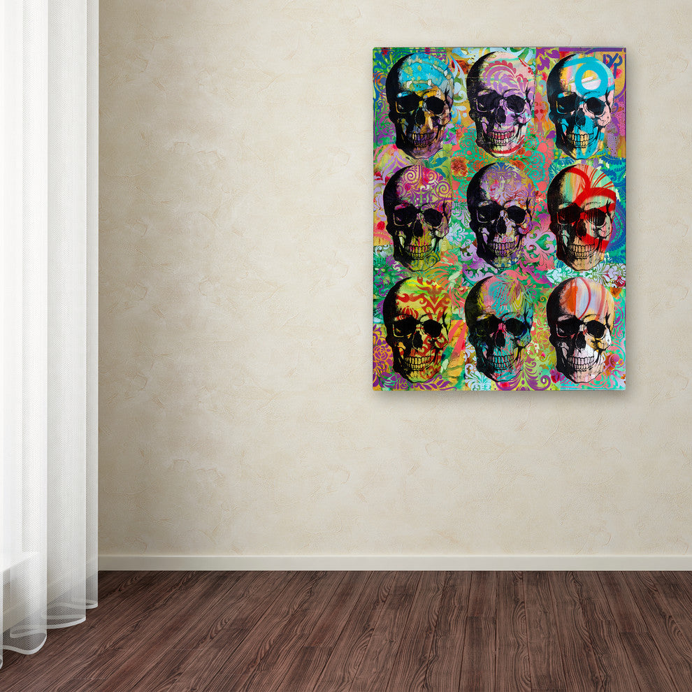 Dean Russo '9 Skulls' Canvas Art, 47x35
