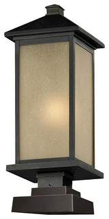 Z-Lite Outdoor Post Light, Oil Rubbed Bronze, 548PHM-SQPM-ORB