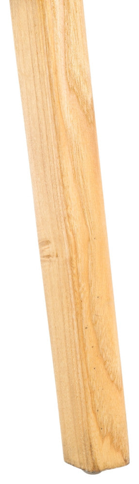 Safavieh Adah Leather Bar Stool, Cognac/Natural