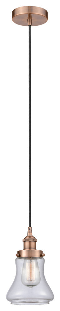 Innovations 616-1PH-AC-G192 1-Light Mini Pendant, Antique Copper