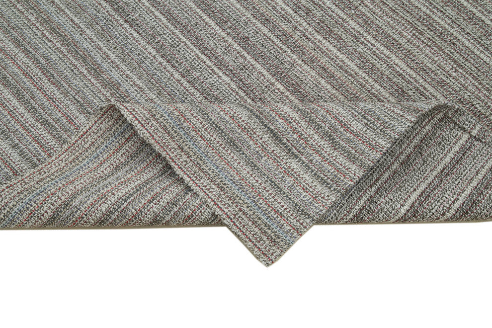 Rug N Carpet - Handmade Turkish 6' 7'' x 10' 7'' Decorative Wool Kilim Rug