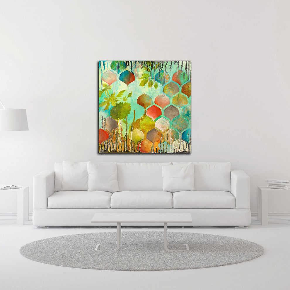 Sprightly by Heather Noel Robinson, Print on Canvas, 16"x16"