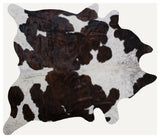Natural Kobe Cowhide Rug, 6'x7' Tri-Color