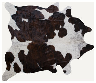 Natural Kobe Cowhide Rug, 6'x7' Tri-Color