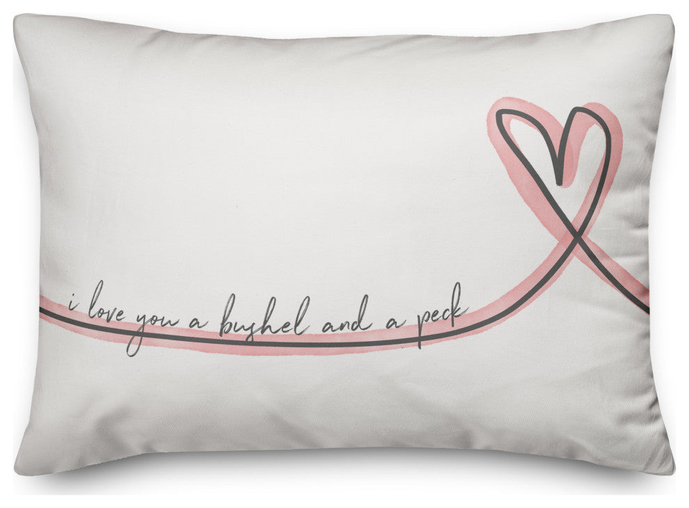 A Bushel and a Peck 14x20 Spun Poly Pillow