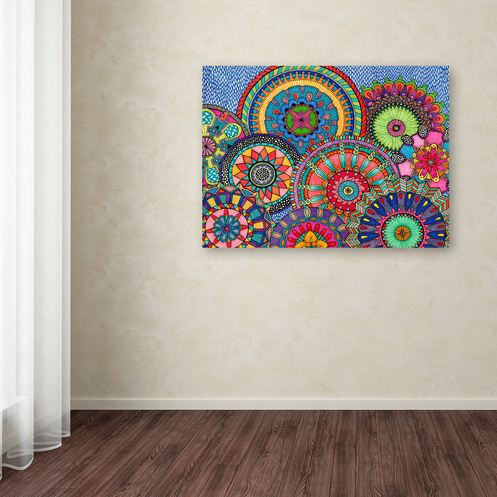 Hello Angel ''Mandala Parade'' Canvas Art, 32x24