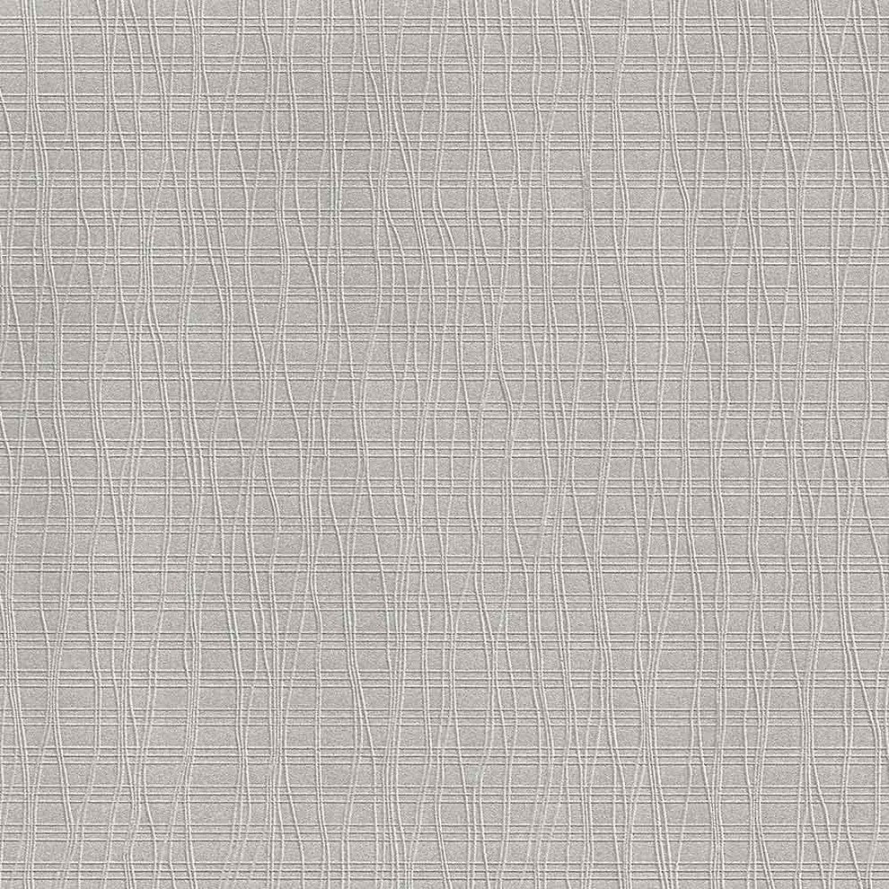 Aluminum Silver Embossed Moire Wavy Coast Wallpaper
