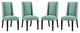 Laguna Baron Dining Chair Fabric Set of 4