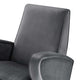Armchair Swivel Accent Chair, Gray, Velvet, Modern, Lounge Hospitality