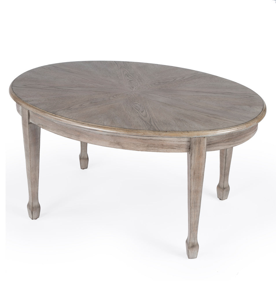 Butler Clayton Driftwood Oval Cocktail Table