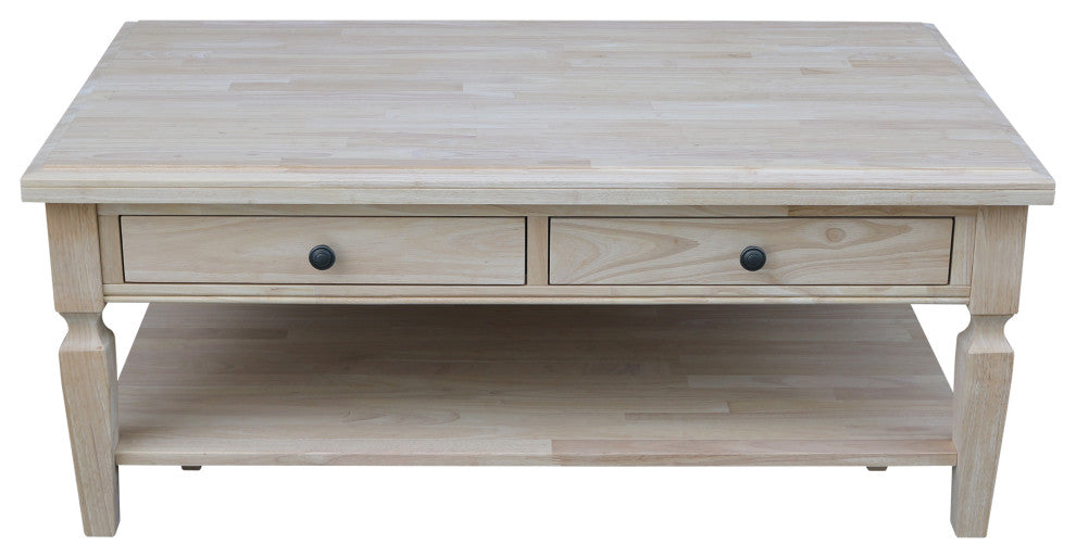 Vista Coffee Table, Unfinished