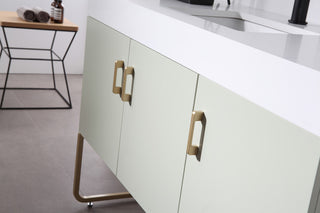 Cartisan Design Veemon Dual Mount Vanity, Pine Mist, 48"