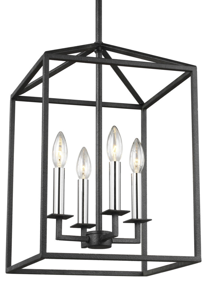 Generation Lighting 5115004 Perryton 4 Light 16"W Chandelier - Satin Brass